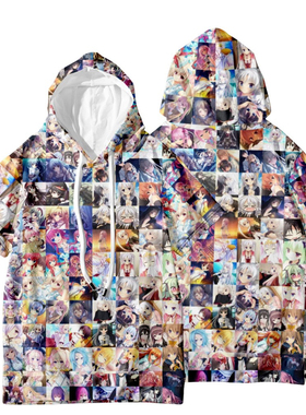 galgame二次元周边T恤衣服男女动漫印花体恤痛衣夏季学生连冒短袖