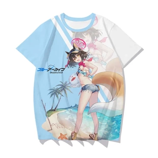 蔚蓝档案久田泉奈游戏周边日系风男女二次元 t恤 痛衣短袖