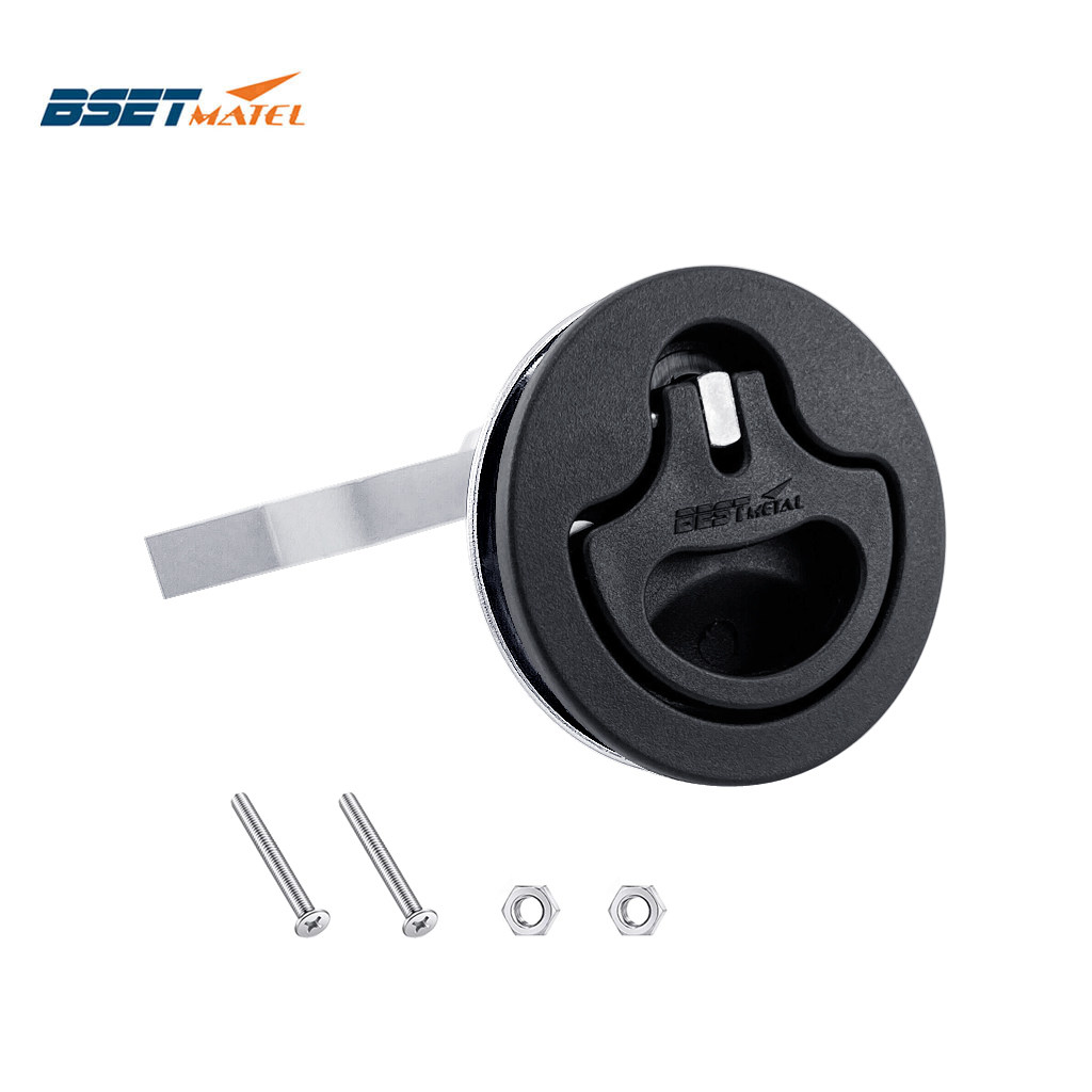 BSET MATEL 尼龙船用拉手环 甲板盖门锁 地板锁扣 箱扣 船舶游艇