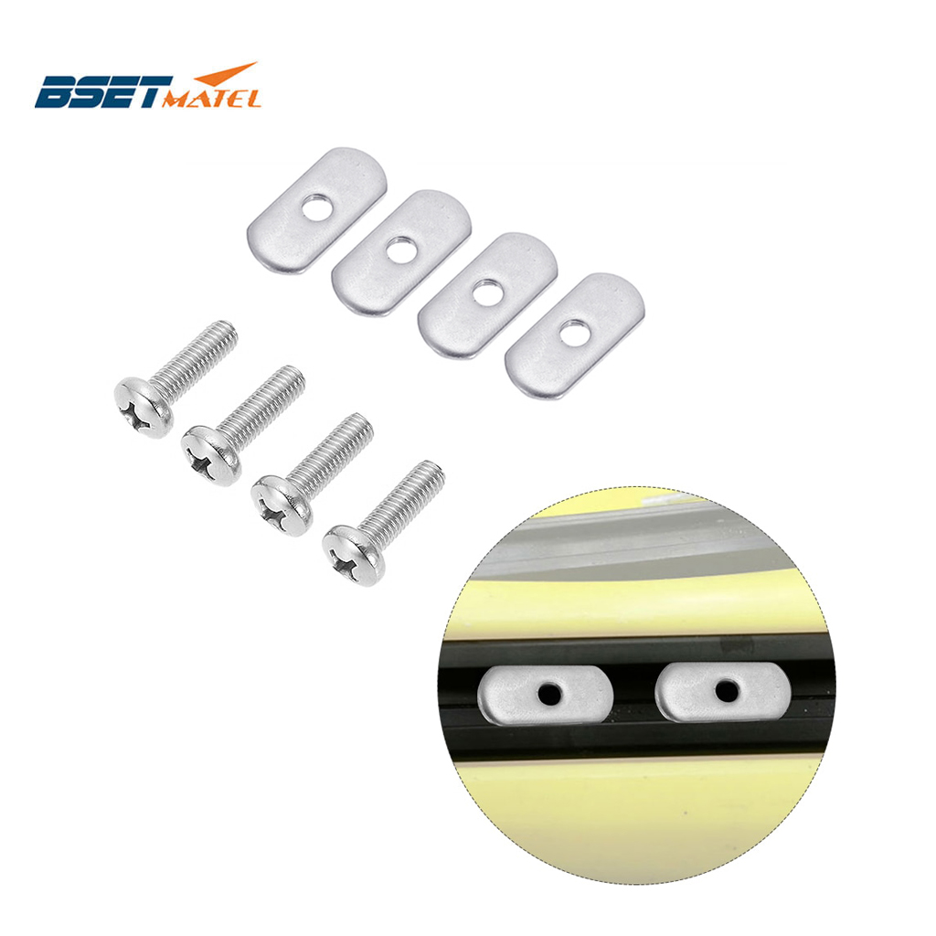 BSET MATEL 316不锈钢滑轨道螺丝螺母 紧固件 皮划艇船用配件套装
