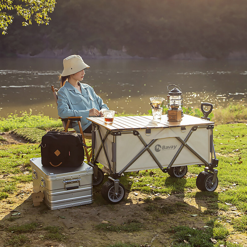 户外精致露营车小推车营地野餐z手推车桌板买菜车可携式折叠拉杆,户外/登山/野营/旅行用品,户外营地车,淘宝优惠券,粉丝福利购,淘宝优惠卷