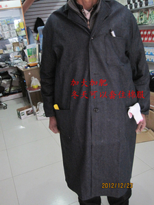 包邮牛仔布蓝大褂加厚蓝色工作服耐脏搬运劳保服倒褂反穿衣防灰尘