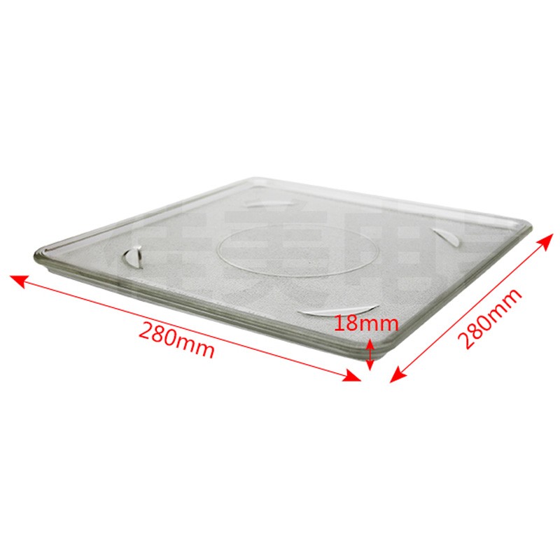 微波炉光波炉蒸立方玻璃煎烤盘烧烤接油盘适用格兰仕东芝