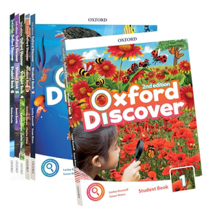 新版牛津oxford discover 1 2 3 4 5 6级 课本+练习册 少儿英语OD探索系列教材 小学英文综合课程 课外教辅书籍在线学习