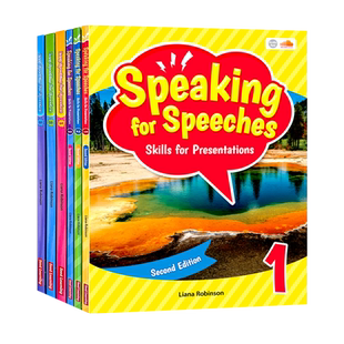 进口原版少儿英语演讲教材Easy Speaking for speeches 1 2 3级 中小学英语演讲口语训练书籍talking