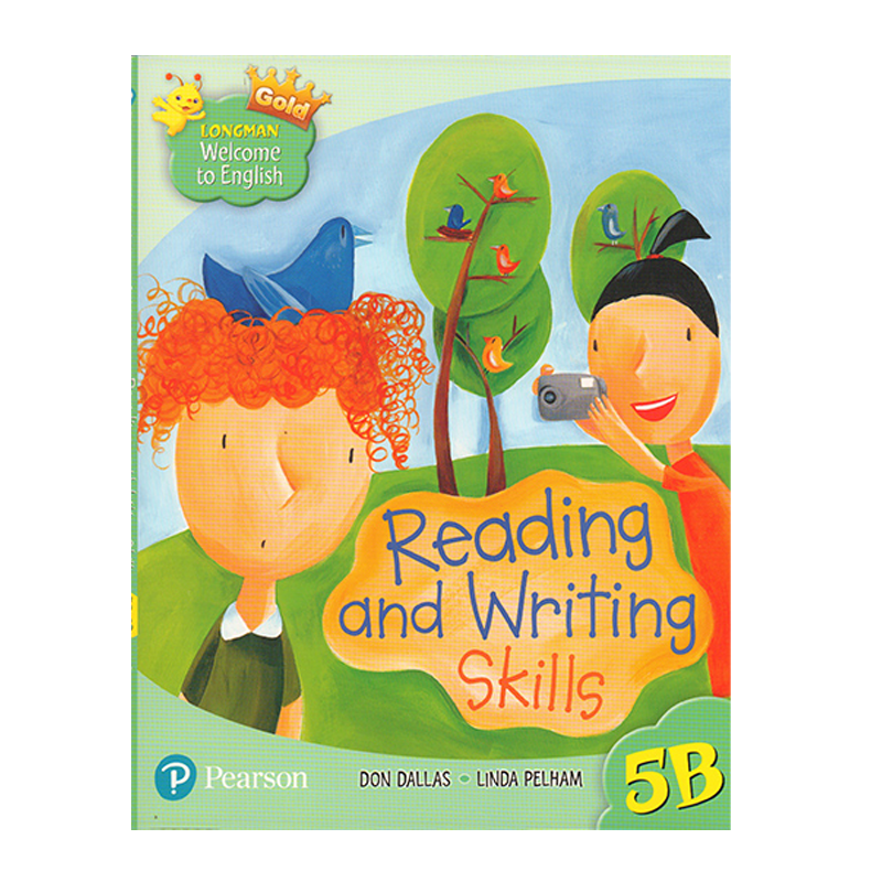 新版香港朗文小学五年级英语教材 Gold Longman Welcome to English 5B 新版读写练习册 reading and writing skills