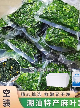 潮汕特色新鲜脱水麻叶潮汕特色杂咸农产品真空包装