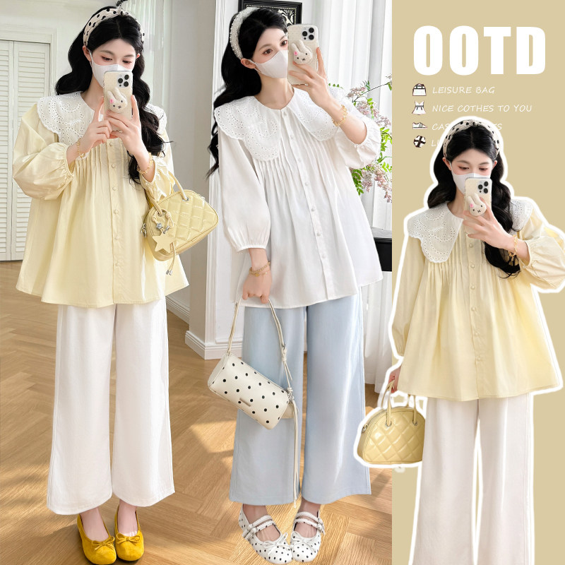 实拍2026春夏简约分袖+裤子套装度假出游显瘦宽松韩系慵懒套装
