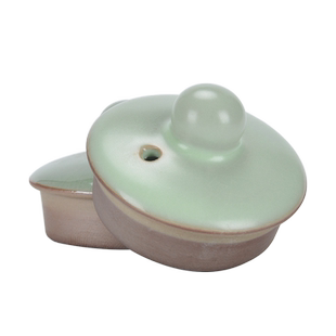 茶杯盖白瓷壶盖陶瓷茶壶盖子汝窑哥窑配盖托配件零配通用小中号盖