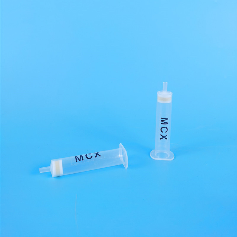 MCX固相萃取柱混合型阳离子交换柱SPE 动物性食品中磺胺类检测三聚氰胺检测 阳离子交换柱 150mg/6ml 60mg/3m