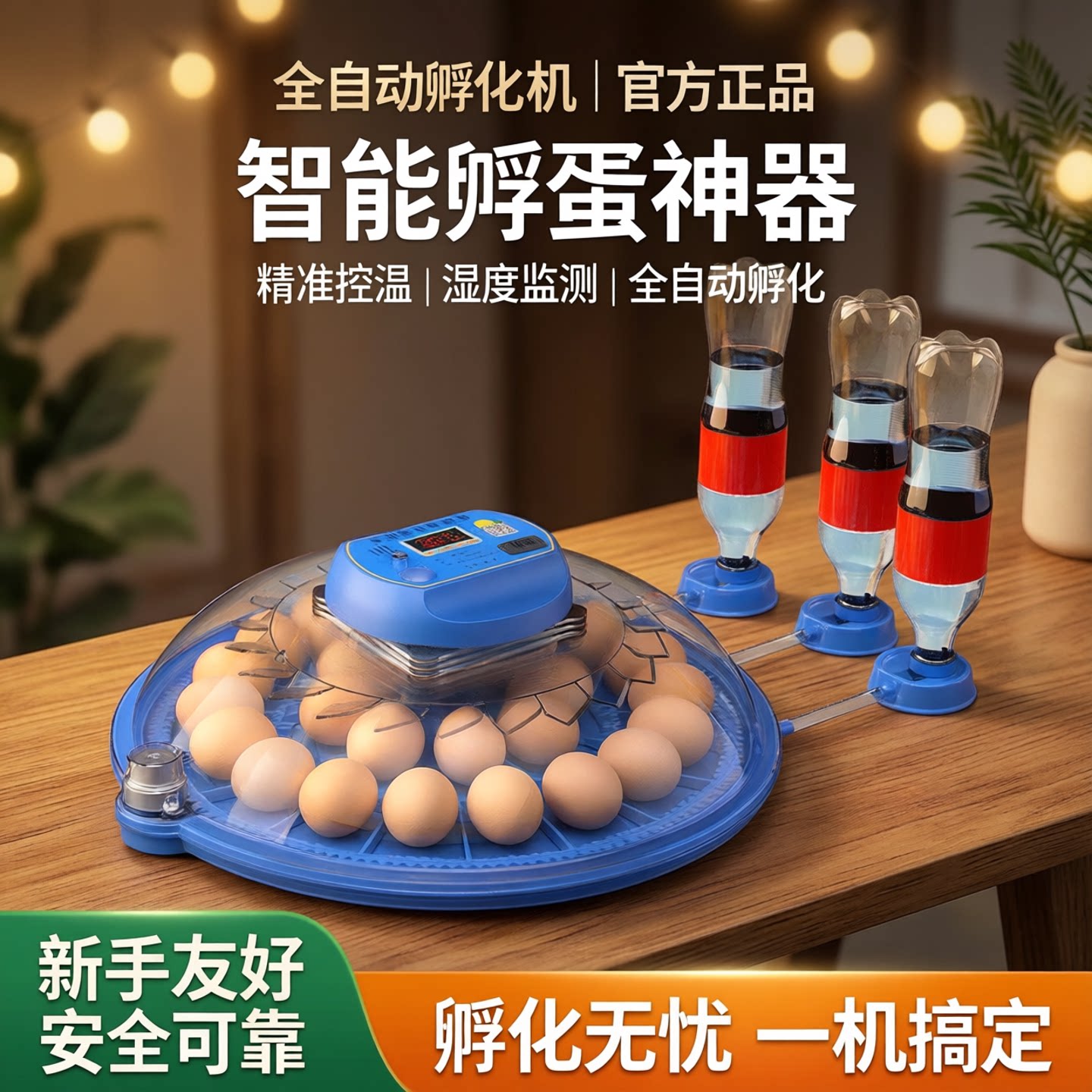 小型家用型孵化机孵蛋器芦丁鸡小飞碟孵化器鹦鹉小鸡全自动孵化箱