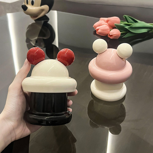 柒简卡通萌趣棉签牙签盒