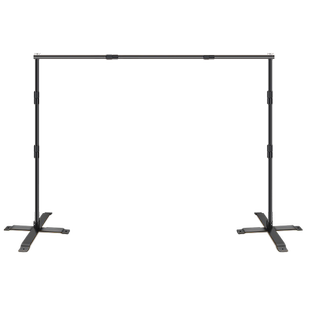 锐富图全伸缩摄影背景架拍照背景布支架背景挂布直播绿幕布装饰伸缩横杆支架杆简易证件照相支撑架拍摄折叠架