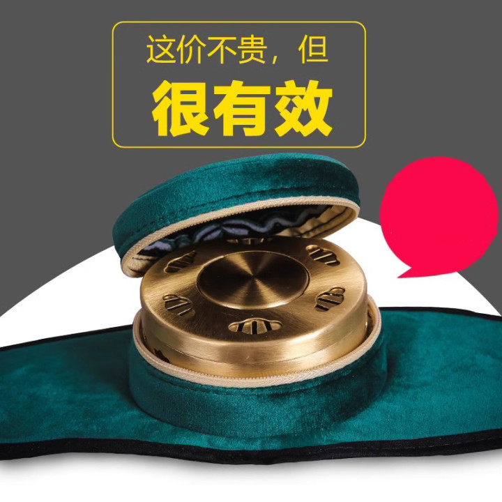 无烟包艾灸盒子随身灸家用艾条熏盒铜艾炙罐熏蒸仪工具器具艾柱绒