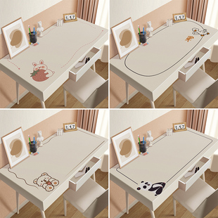 皮革书桌垫写字台桌布课桌桌面保护垫子儿童桌垫书桌学生学习专用