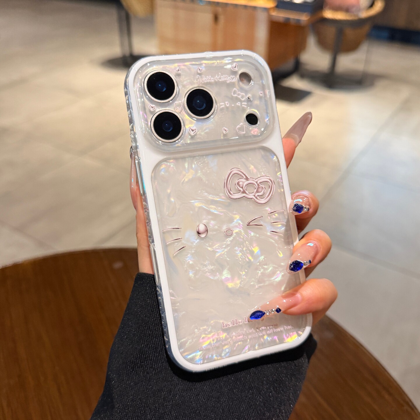 适用苹果18Pro手机壳新款贝壳纹iPhone18promax卡通可爱蝴蝶结猫咪网红18pro气质女众高级感保护套巨好看外壳