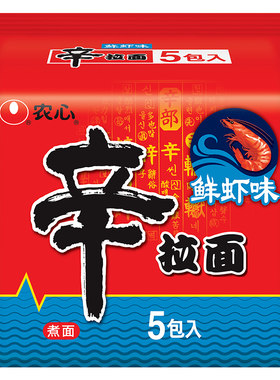农心辛拉面鲜吓味120g*5连包