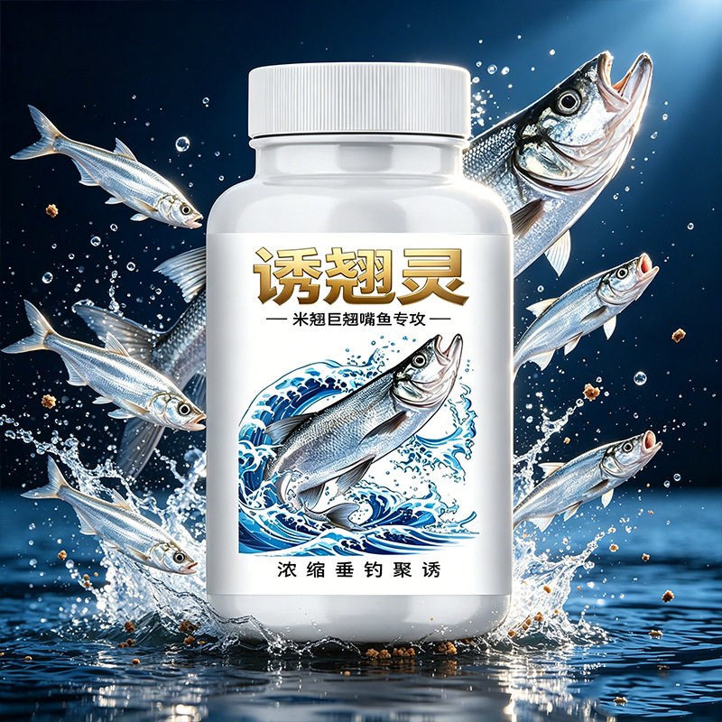 诱翘灵钓聚翘嘴米级巨大翘嘴白条马口溪石斑钓鱼小药开口粉饵窝料