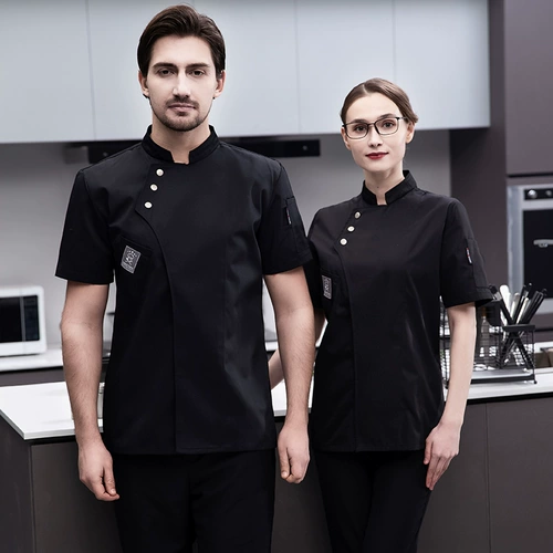 Летняя дышащая тонкая униформа для работы, рабочая одежда, короткий рукав