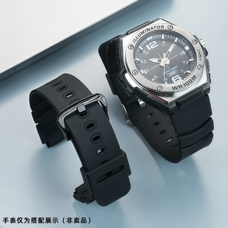 幸福雨适配卡西欧登山系列PRO-TERK PRT-40-1T替换运动橡胶手表带