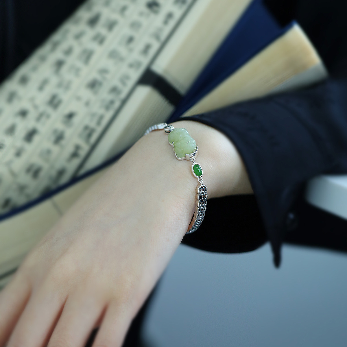 手链女S925银新中式国风