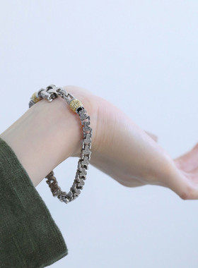 925银唐草纹手链女民族风手环新中式高级感小众设计手环