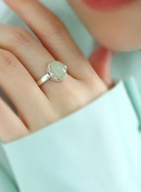 戒指女S925银新中式民族风