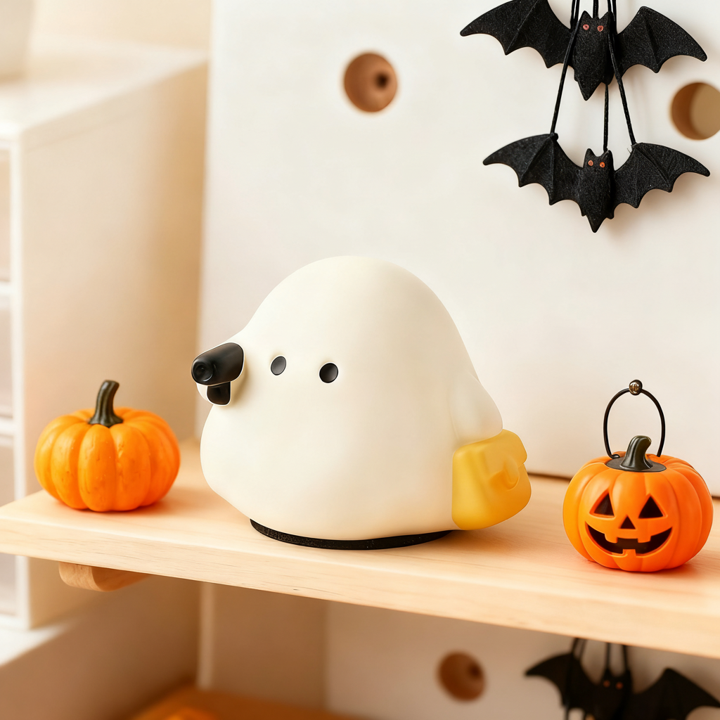 万圣节可爱卡通幽灵小夜灯