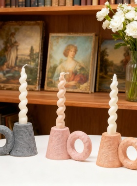 创意螺旋造型石材桌面装饰摆件