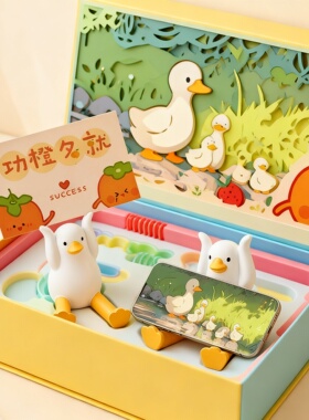 可爱小鸭子卡通装饰品
