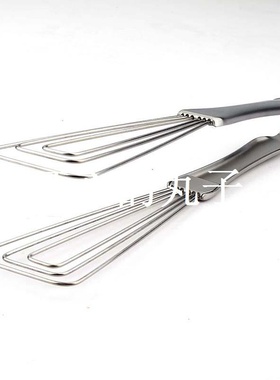 Hand Stainless Steel Flat Whisk Egg Stirring Cookwa