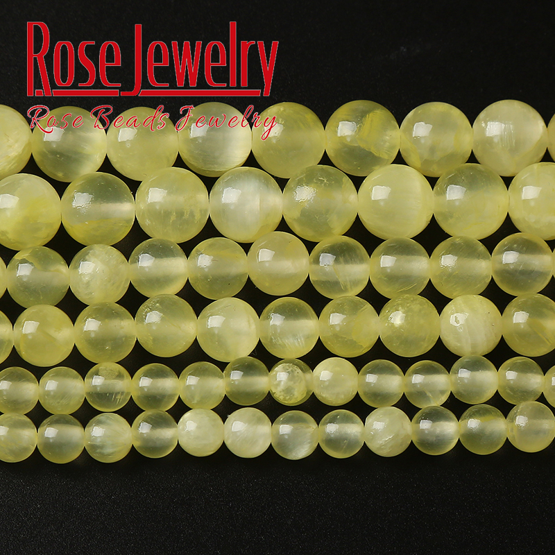 粉黄波斯玉散珠 黄粉色波斯玉半成品配饰 diy手链项链饰品配件