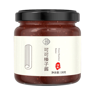 可可榛子酱椰枣坚果巧克力酱