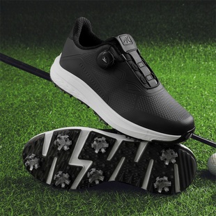 高尔夫专用球鞋男可卸钉旋钮扣情侣款透气舒服跨境运动小众防滑鞋