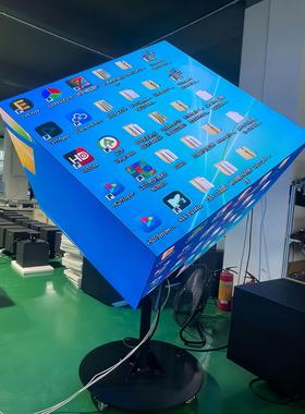 LED显示屏机械旋转魔方显示屏P1.86P2.5P3室内户外创意立体魔方屏