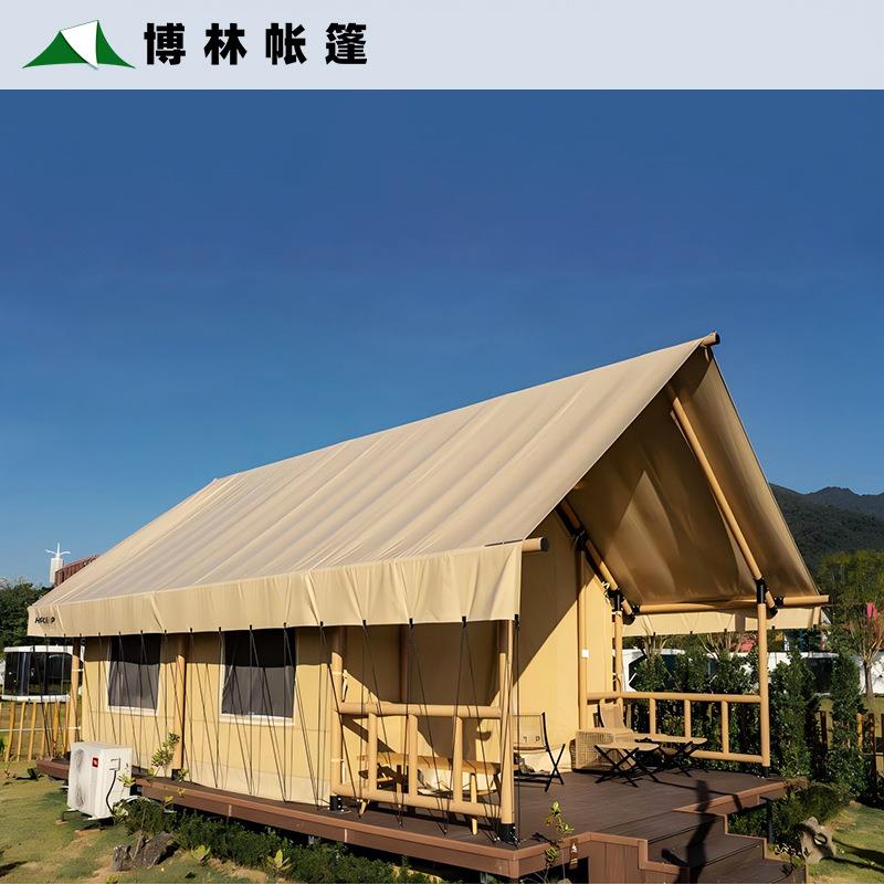 文旅野奢木屋游牧帐酒店篷度814假村帐 篷酒店一室一卫宿民露营帐