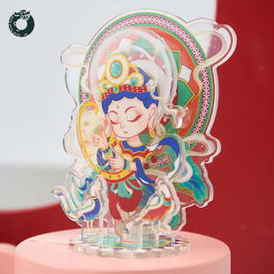 新疆文博馆文创龟兹乐舞立牌摆件盲盒民族文化送朋友伴手礼