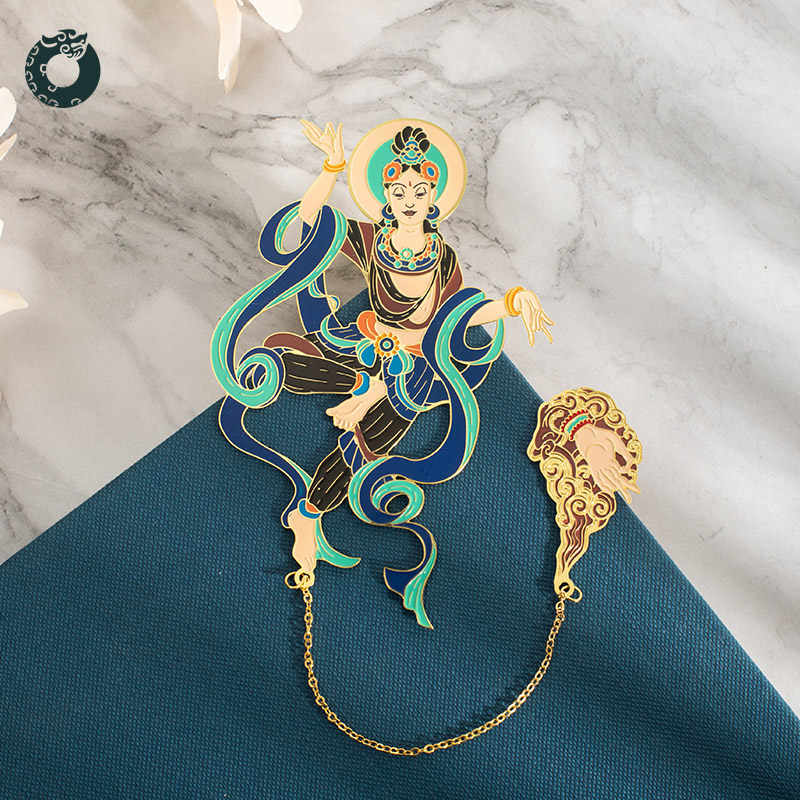 新疆文博馆文创龟兹乐舞金属铜书签伴手礼送领导特色礼物,节庆用品/礼品,文化创意文具,淘宝优惠券,粉丝福利购,淘宝优惠卷