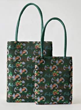 上久楷X恭王府宋锦腋下包拎包礼物背包彩画蝙蝠XB3B105204001