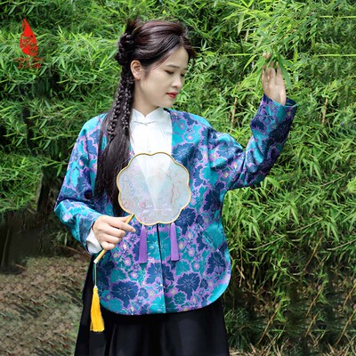 上久楷桑蚕丝2024宋锦外套