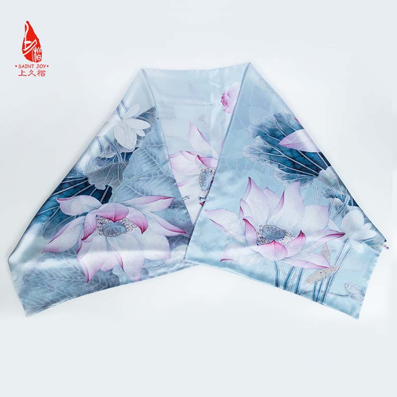 女式真丝上久楷印花通用