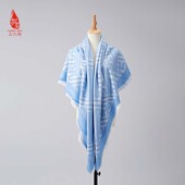 3D万字纹方巾 SAINTJOY 围巾 丝羊绒方巾 FJS22029 上久楷