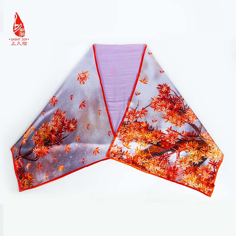 女式真丝上久楷印花通用