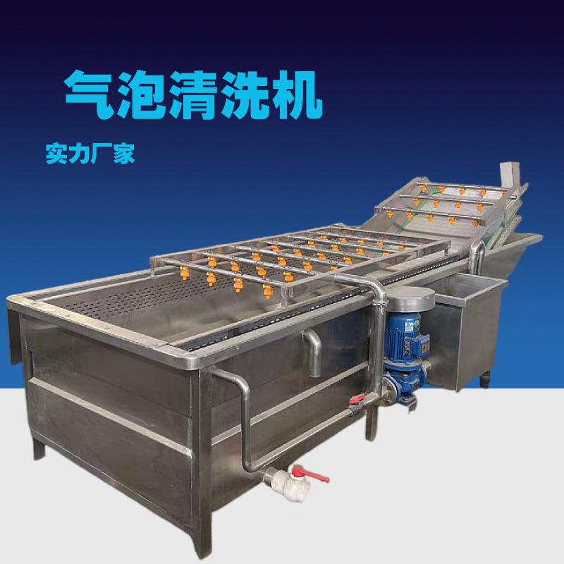 果蔬气泡清洗机全自动冲浪式清洗设备西红柿大型超声波清洗器