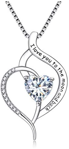 beautiful crystal love heart pendant bracelet necklace gift