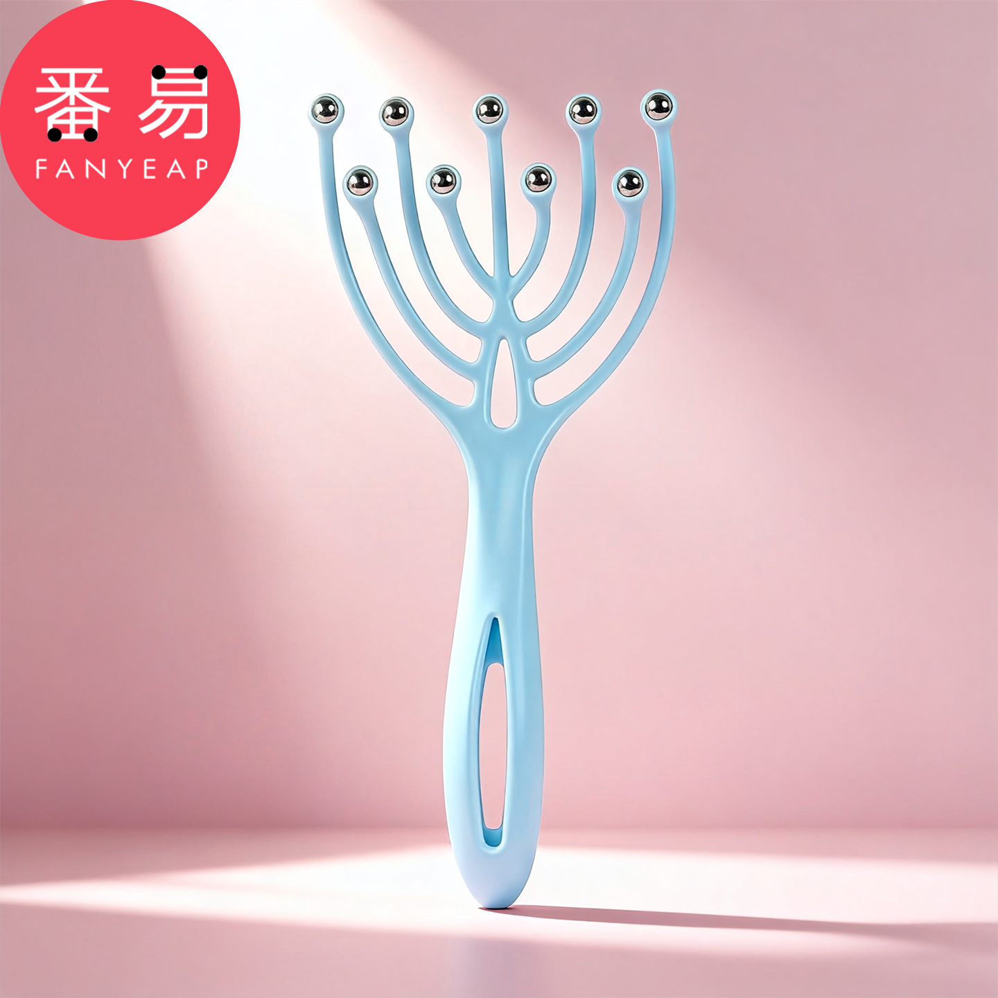 按摩器/头部G1zoq001-九爪按摩器头皮按摩爪头部挠头抓头按摩滚珠