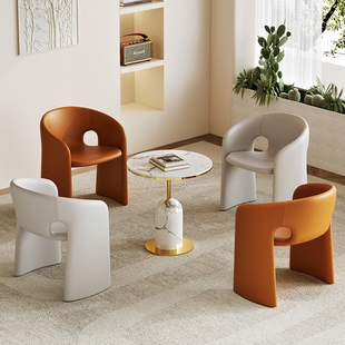 桌椅餐椅子轻奢家用酒吧网红罗奇堡组合接待售楼部洽谈高级靠背椅