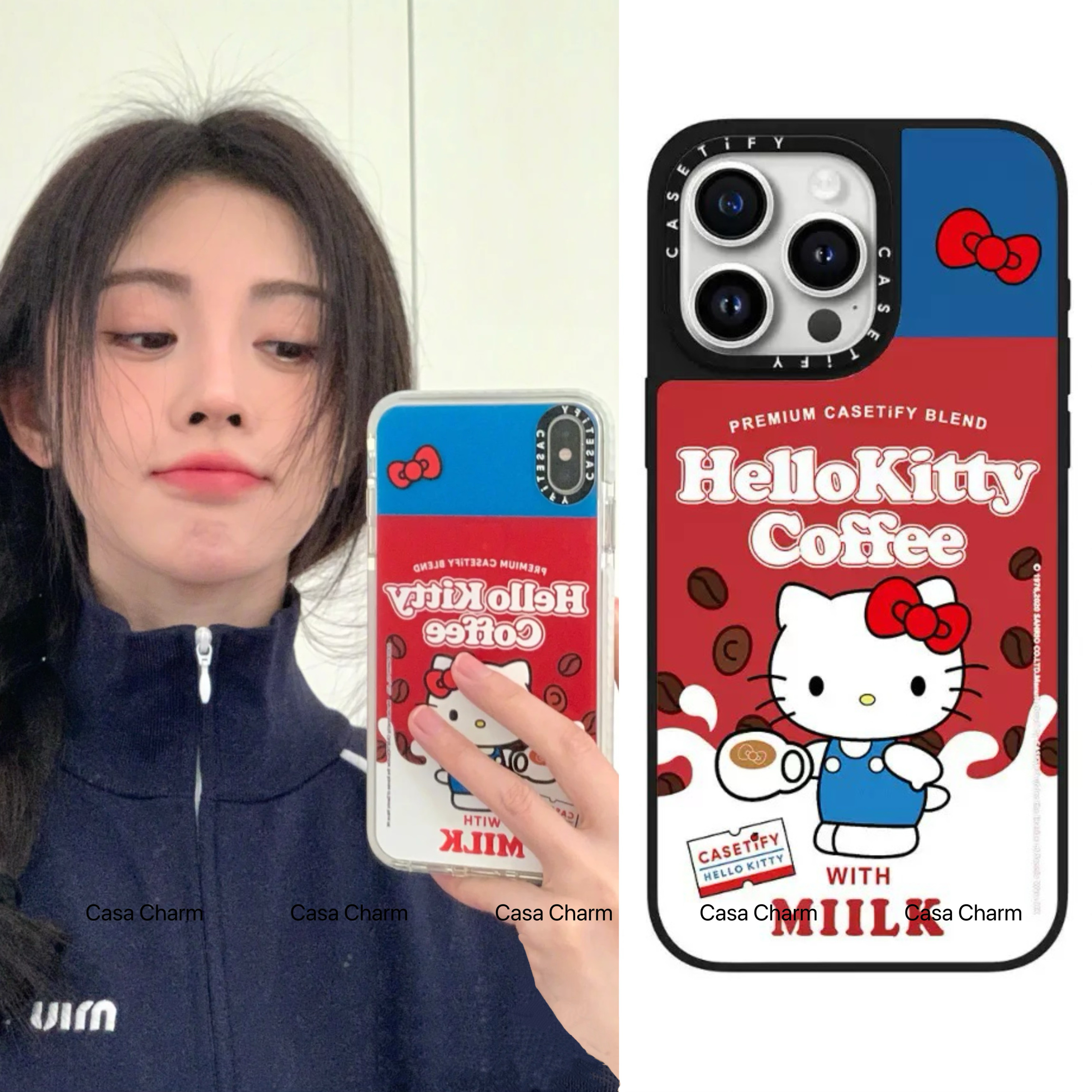 CASE联名Kitty磁吸手机壳防摔