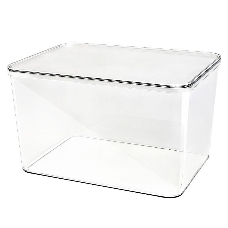 高透明收纳箱大号加厚玩具收纳盒有盖密封储物箱零食书本整理万百