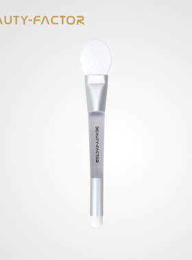 BEAUTY-FACTOR/美丽因子双头硅胶面膜刷清洁美容涂抹泥浆调膜工具